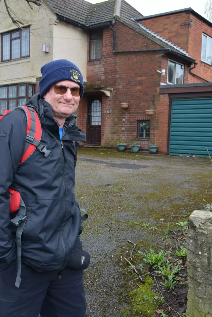 Roy spotting another derelict property